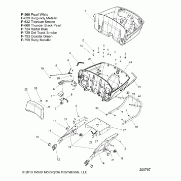 BODY, TRUNK BASE MOUNTING ASM. - N20TRABB ALL OPTIONS (200787)