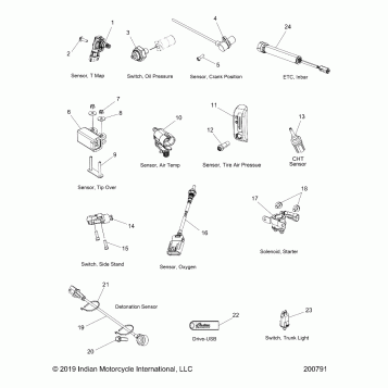 ELECTRICAL, COMPONENTS 2 - N20TKDBB ALL OPTIONS (200791)