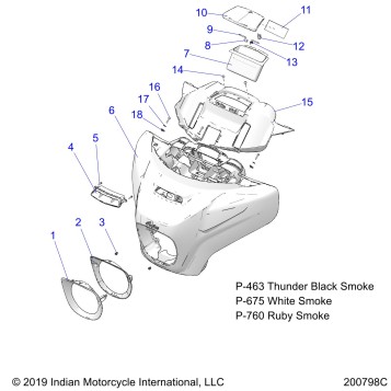 BODY, FAIRING ASM 1 - N20TKDBB ALL OPTIONS (200798C)
