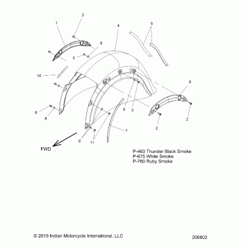 BODY, FENDER, REAR - N20TKDBB ALL OPTIONS (200802)