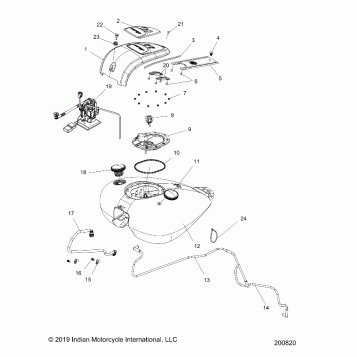 FUEL SYSTEM, FUEL TANK ASM. - N20TCEBB ALL OPTIONS (200820)