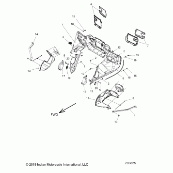 BODY, FAIRING ASM 3 - N20TREBB ALL OPTIONS (200825)