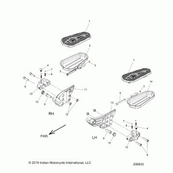 CHASSIS, FLOORBOARD, PASSENGER - N20TREBB ALL OPTIONS (200833)