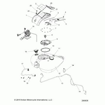 FUEL SYSTEM, FUEL TANK ASM. - N20TREBB ALL OPTIONS (200838)