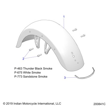 BODY, FENDER, FRONT - N20LCDRR ALL OPTIONS (200841C)