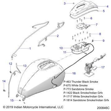 FUEL SYSTEM, FUEL TANK ASM. - N20LCDRR ALL OPTIONS (200846C)