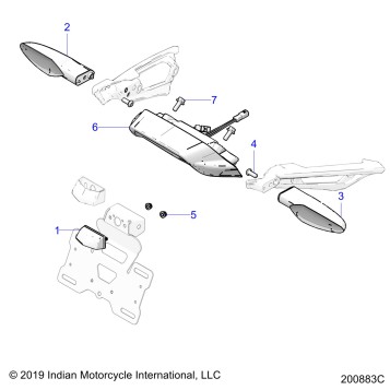 ELECTRICAL, REAR LIGHTING - N19RTS25EX (200883C)