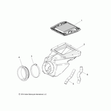 ENGINE, AIR INTAKE - N20MTA11/MTB11 ALL OPTIONS (49INDIANAIRCLEANER15SCOUT)