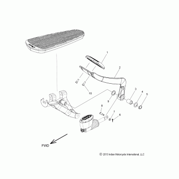 BRAKES, BRAKE PEDAL - N15TCAAA/TRAAA ALL OPTIONS (49INDIANBRAKEPDL14)