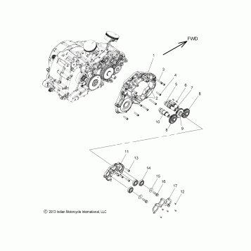 ENGINE, CAM SHAFTS and GEARS - N15TCAAA/TRAAA ALL OPTIONS (49INDIANCAM142)