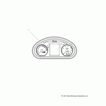 ELECTRICAL, INSTRUMENT CLUSTER - N15TCAAA/TRAAA ALL OPTIONS (49INDIANCLUSTER15R)