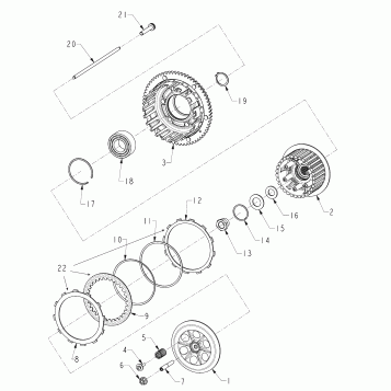 DRIVE TRAIN, CLUTCH - N121C/V/D ALL OPTIONS (INDIANCLUTCH12CC)