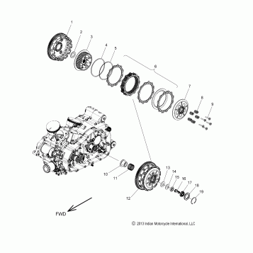 DRIVE TRAIN, CLUTCH - N15TCAAA/TRAAA ALL OPTIONS (49INDIANCLUTCH14)