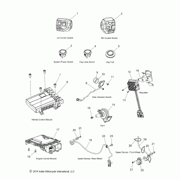 ELECTRICAL, COMPONENTS 1 - N15CCC/CCV ALL OPTIONS (49INDIANELECT151)