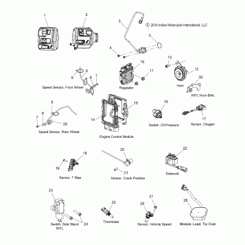ELECTRICAL, COMPONENTS - N15MSA00AA/AB/AC/AE (49INDIANELECT15SCOUT)