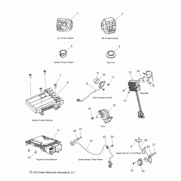 ELECTRICAL, COMPONENTS 1 - N16CCDAA ALL OPTIONS (49INDIANELECT16DH1)