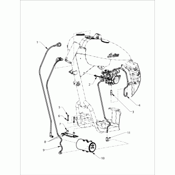 FUEL SYSTEM, EVAP SYSTEM (CA) - N121C/V/D ALL OPTIONS (INDIANEMISSIONS12CC)