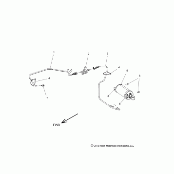 FUEL SYSTEM, EVAP SYSTEM - N15TCAAA/TRAAA ALL OPTIONS (49INDIANEVAP14)