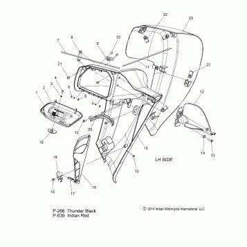 BODY, FAIRING, LOWER, ROADMASTER - N15TRAAA ALL OPTIONS (49INDIANFAIRING15LOW)