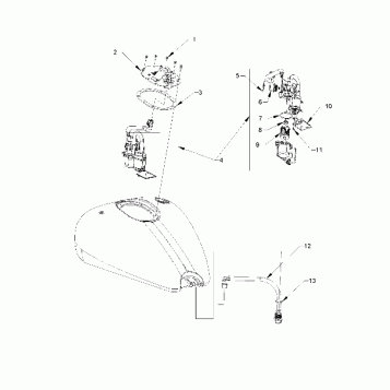 FUEL SYSTEM, FUEL PUMP - N121C/V/D ALL OPTIONS (INDIANFUELPUMP12CC)