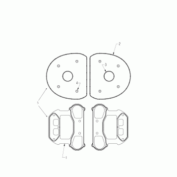 ENGINE, ROCKER COVER GASKET KIT - N121C/V/D ALL OPTIONS (INDIANGASKETKITRC12CC)