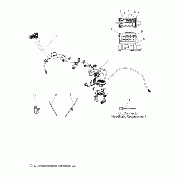 ELECTRICAL, WIRE HARNESS - N15MSA00AA/AB/AC/AE (49INDIANHARNESS15SCOUT)