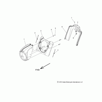 BODY, HEADLIGHT HOUSING, CLASSIC/VINTAGE - N14CCC/CCV ALL OPTIONS (49INDIANHEADHSNG14)