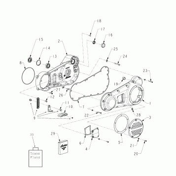 ENGINE, PRIMARY HOUSING - N121C/V/D ALL OPTIONS (INDIANHOUSING12CC)