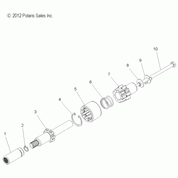 ENGINE, STARTER, JACKSHAFT KIT - N121C/V/D ALL OPTIONS (INDIANKITS13CC)