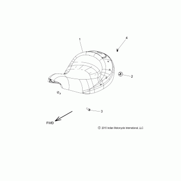 BODY, SEAT - N20TEDAA ALL OPTIONS (49INDIANSEAT16DH)