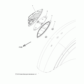 ELECTRICAL, LIGHT, HEADDRESS - N15TCAAA/TRAAA ALL OPTIONS (49INDIANSIGNAL14BNT)