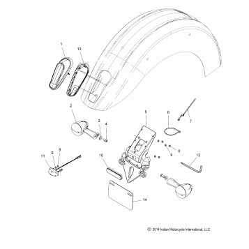 ELECTRICAL, TAILLIGHT and TURN SIGNALS - N21MSA00/MSB00 ALL OPTIONS (49INDIANSIGNALRR15SCOUT)