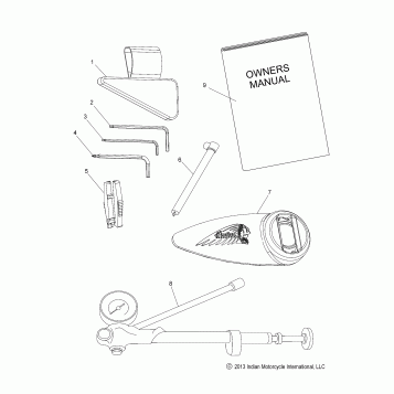 TOOLS, TOOL KIT - N14CCC/CCV/TCA ALL OPTIONS (49INDIANTOOL14)