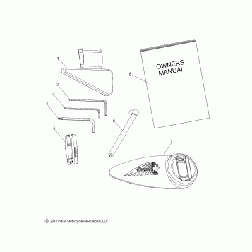 TOOLS, TOOL KIT - N15CCC/CCV ALL OPTIONS (49INDIANTOOL15)