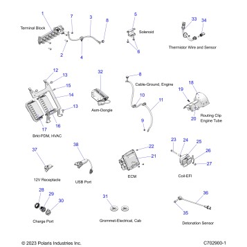 ELECTRICAL, COMPONENTS - G24G2W99A/99B (C702900-1)
