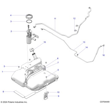 FUEL SYSTEM, FUEL TANK ASM.