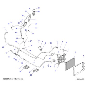 ENGINE, COOLING - G24G2K99A/99B (C0704483)