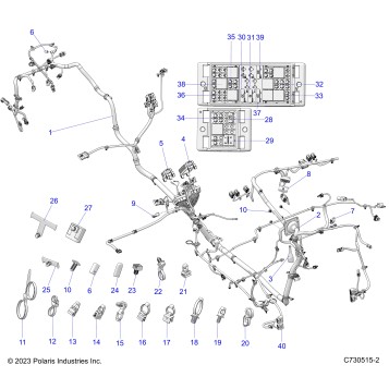 ELECTRICAL, HARNESS-CHASSIS - G24GZK99A/99B (C730515)
