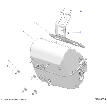BODY, HVAC, MAIN MOUNTING
