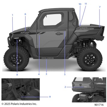 BODY, DECALS, GRAPHICS - G26G2W99AH/BH