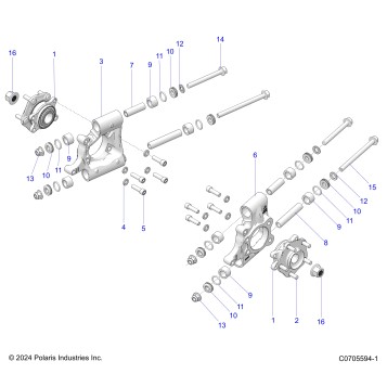 SUSPENSION, REAR CARRIER