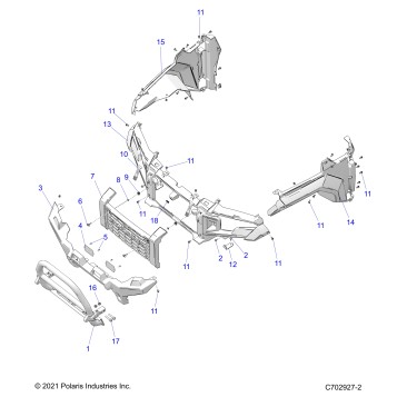 BODY, FRONT BUMPER, FASCIA, GRILLE, AND FLARES - G24G2K99A/99B (C702927)