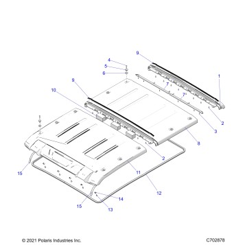 BODY, ROOF , 5P - G24G5K99A/99B (C702878)
