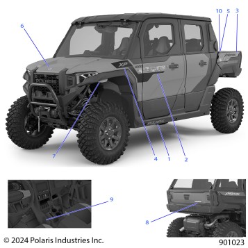 BODY, DECALS, GRAPHICS - G25G5W99AB/BB