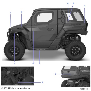 BODY, DECALS, GRAPHICS - G26GVW99AS/BS