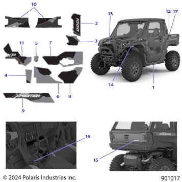 BODY, DECALS, GRAPHICS - G25G2W99AK/BK