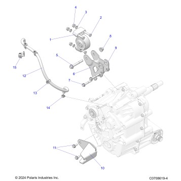 DRIVE TRAIN, MAIN GEARCASE MOUNTING