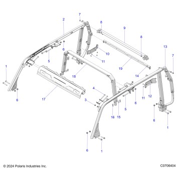 CHASSIS, ROLLOVER PROTECTION 5P