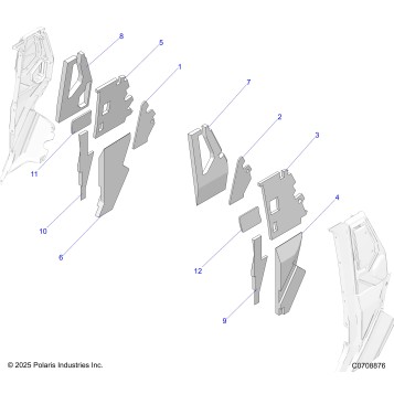 BODY, PILLAR FOAM AND LINERS