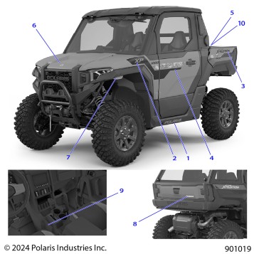 BODY, DECALS, GRAPHICS - G25G2W99AB/BB